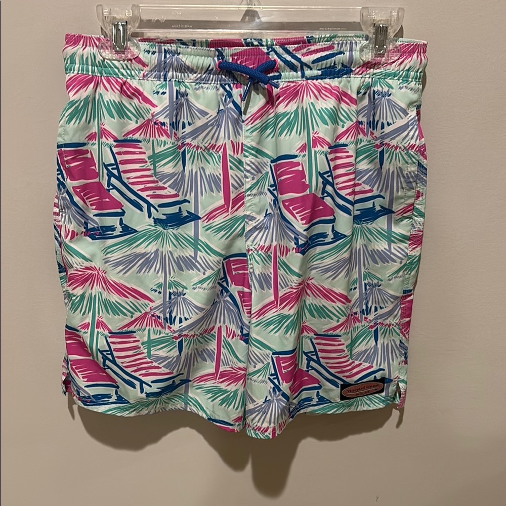 Vineyard Vines Kids Swim Trunks - Pink, Blue, Green